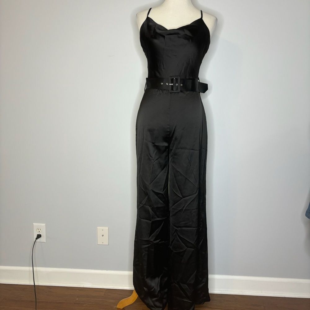 ASOS- Black Jumpsuit with Belt
